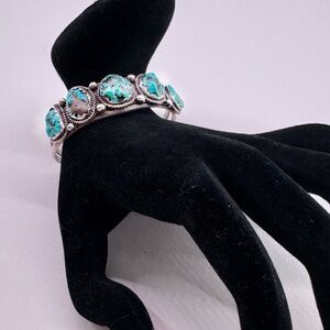 Sterling Silver & Turquoise Cuff